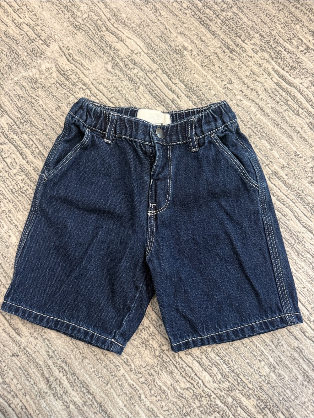 Zara Kids Dark Blue Denim Shorts